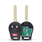 2003-2019 Nissan / 4-Button/3-Buttons Remote Head Key / PN: H0561-3AA0B / CWTWB1U751 / (AFTERMARKET)